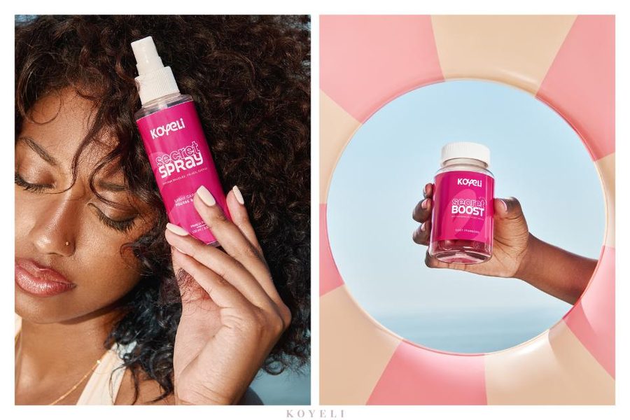 Koyeli — hair care product retouch